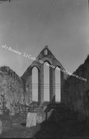 FRANCISCAN FRIARY NAVE & E. WINDOW